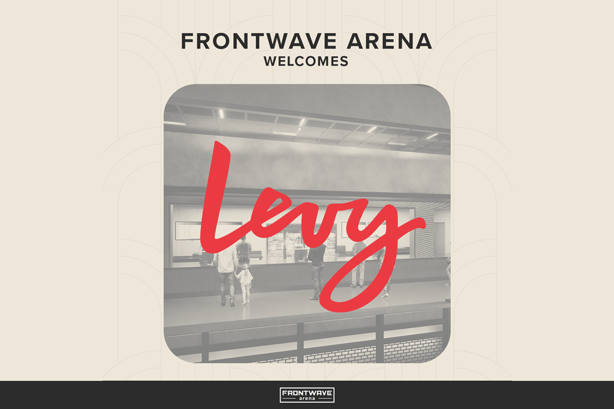 Frontwave Arena Selects Levy to Craft the Food & Beverage Experience at San Diego’s Newest Sports and Entertainment Destination