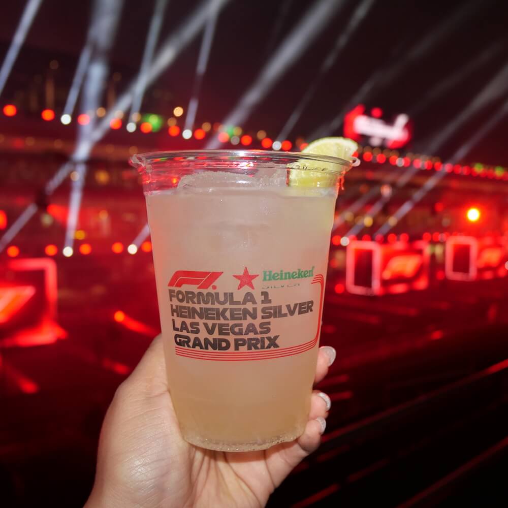 drink at the f1 las vegas track