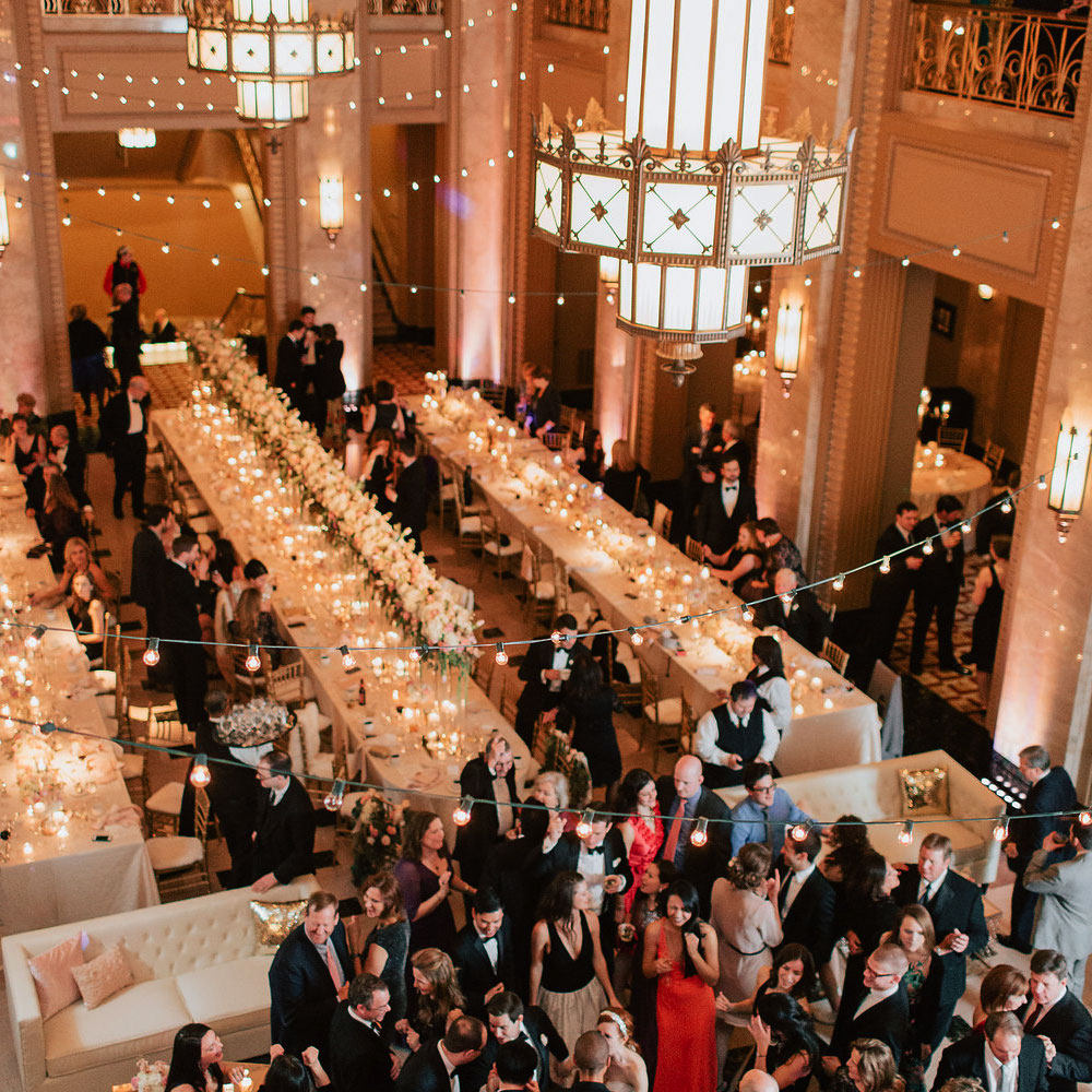 black tie event at a concert hall