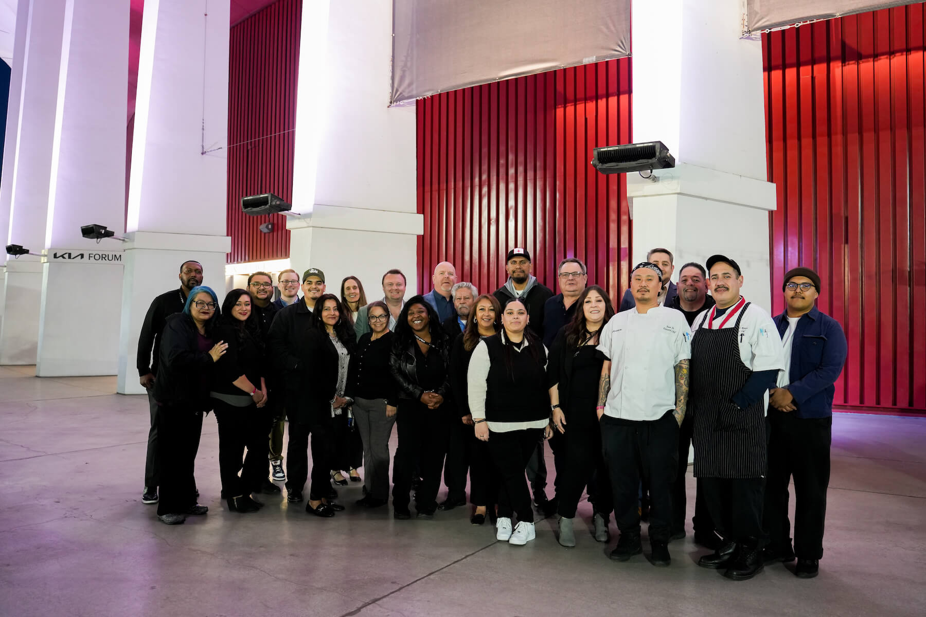 Levy Team Members at Kia Forum