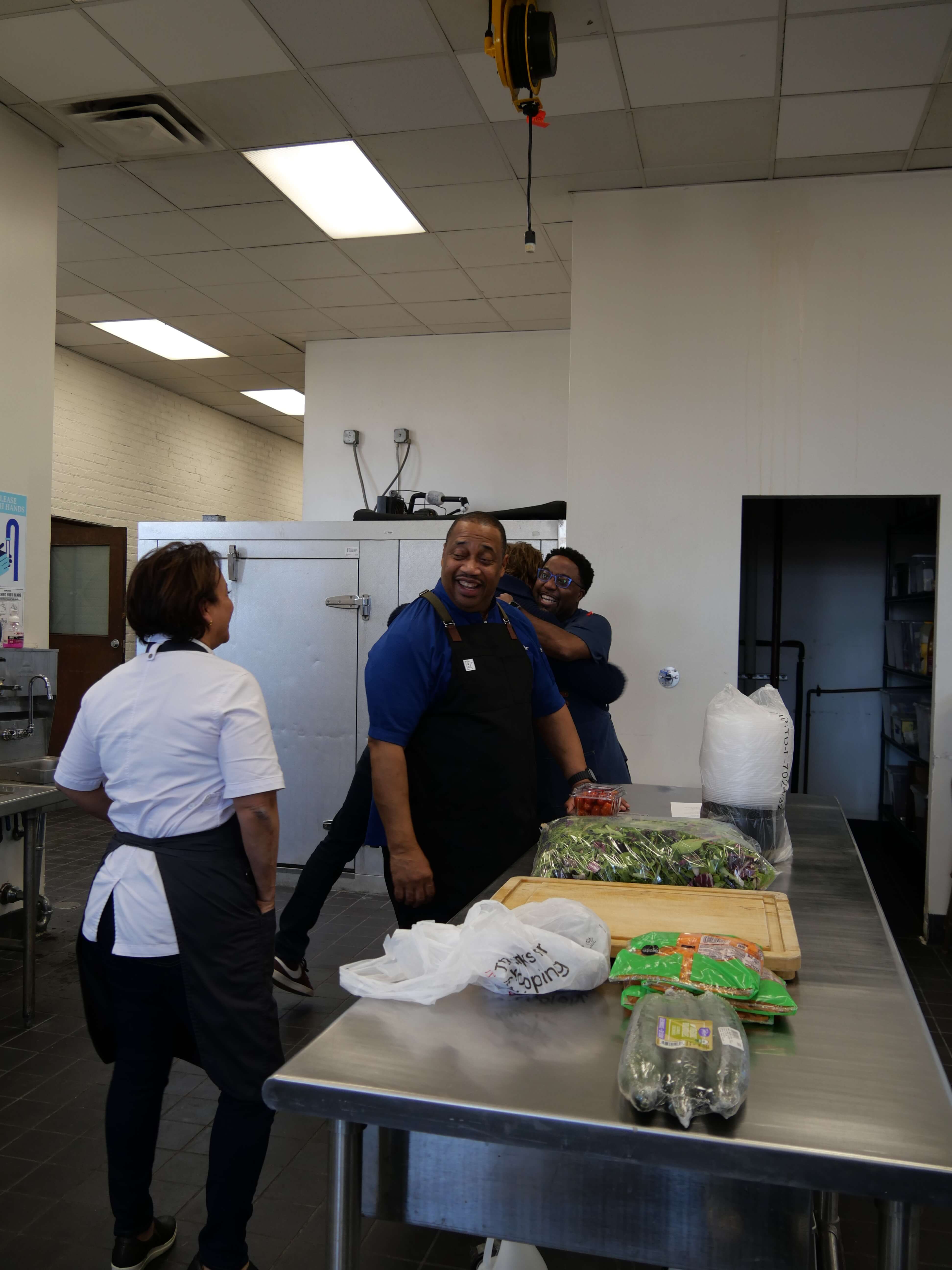Chefs chatting