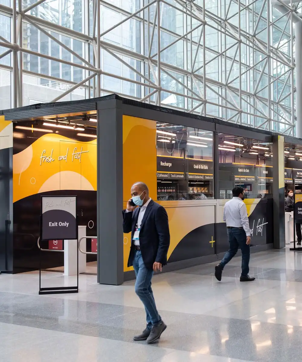 Kiosks at Javits Center - Mobile Version