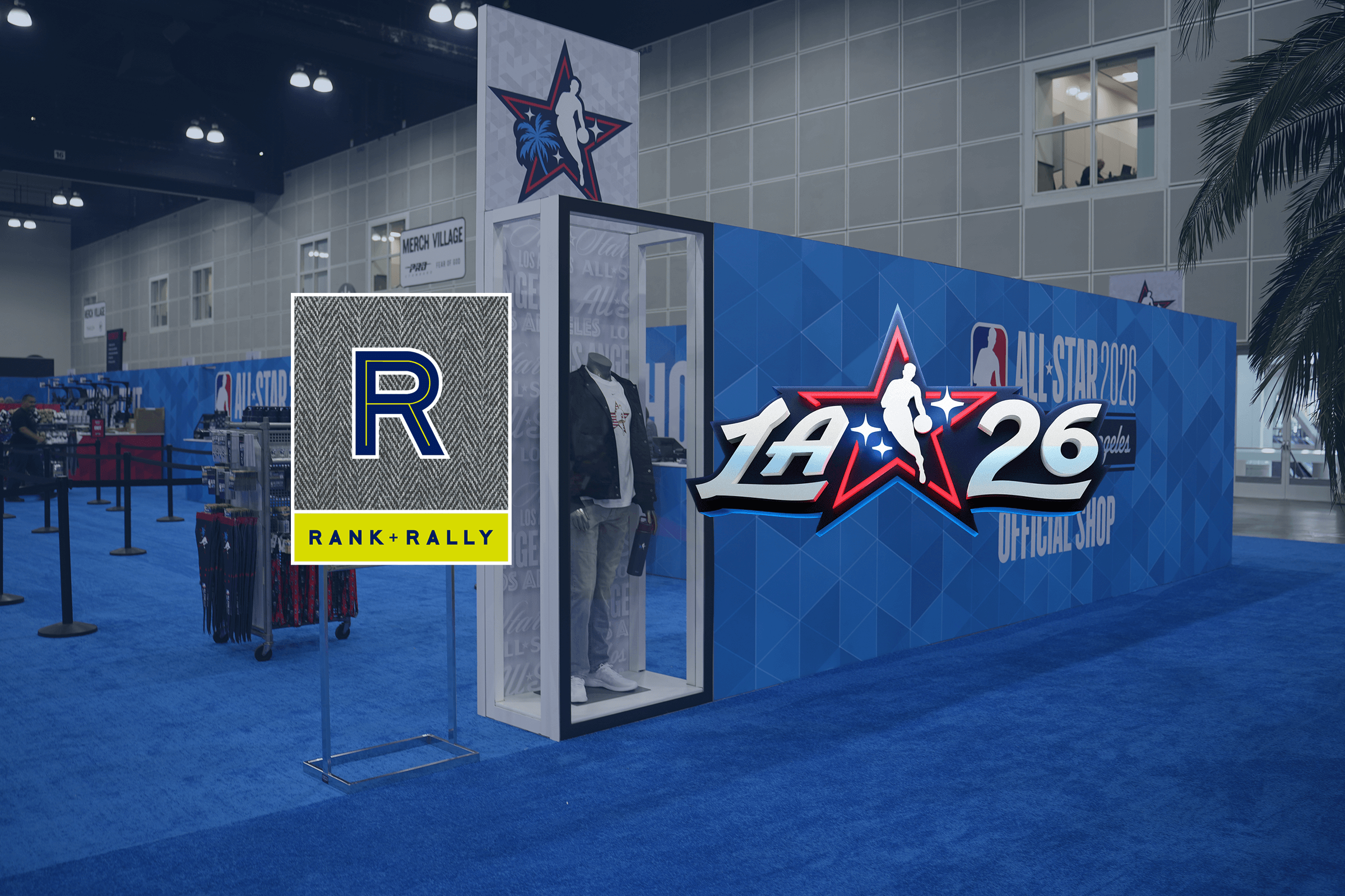 Rank and Rally and NBA All Star logo