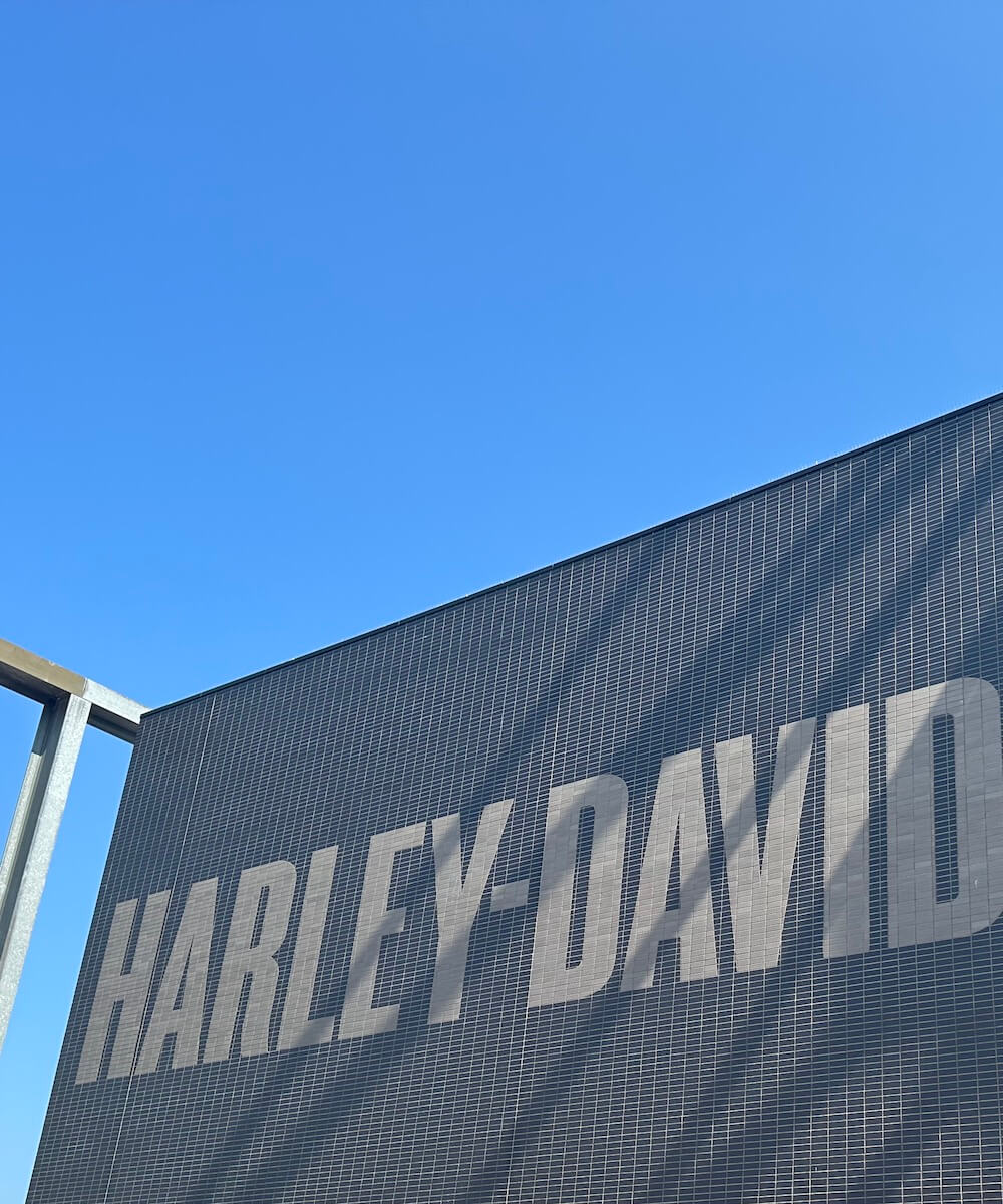 harley davidson museum wall - mobile version