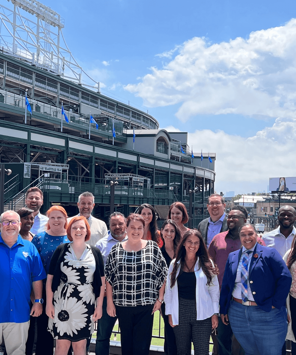 change maker program participants at wrigley field - mobile version